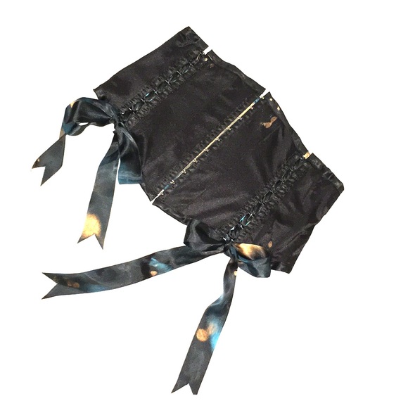 Hand painted Catherine Coatney reversible corset - Picture 3 of 8